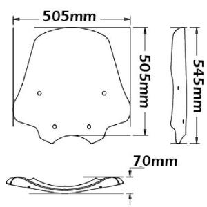 Parabrisas alto BMW r1200r 06-10 Â· 2